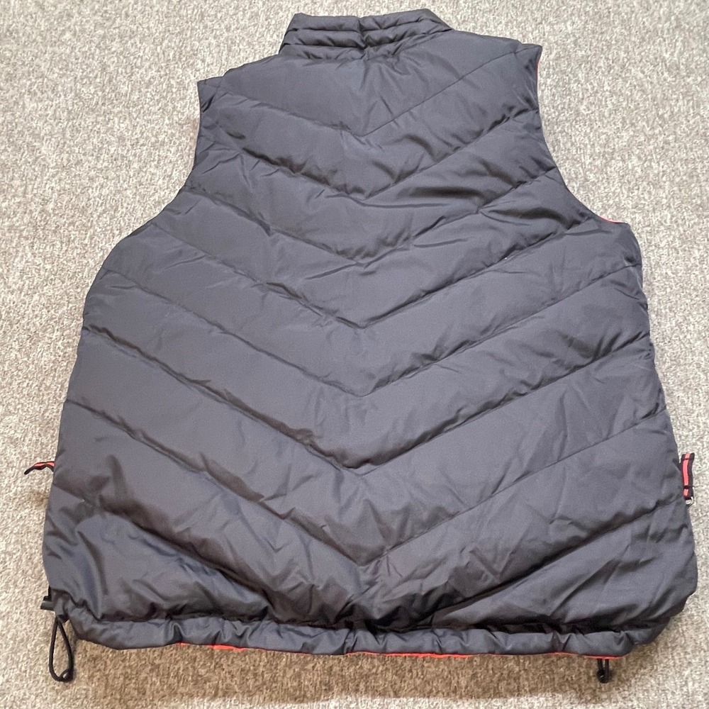Coldwater Creek Reversible Puffer Vest Women's Size M Black Red Down Insulated - Picture 6 of 8